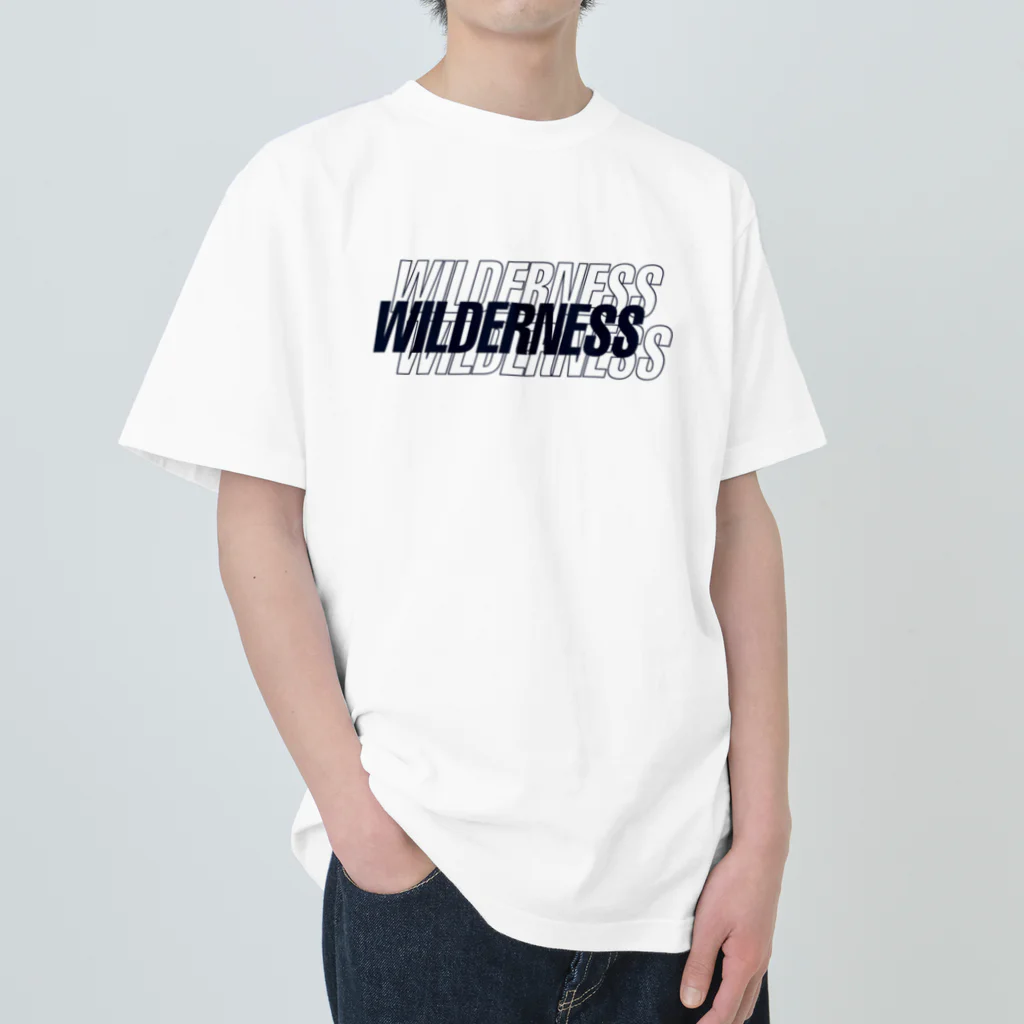 WILDERNESSのWilderness goods white Heavyweight T-Shirt