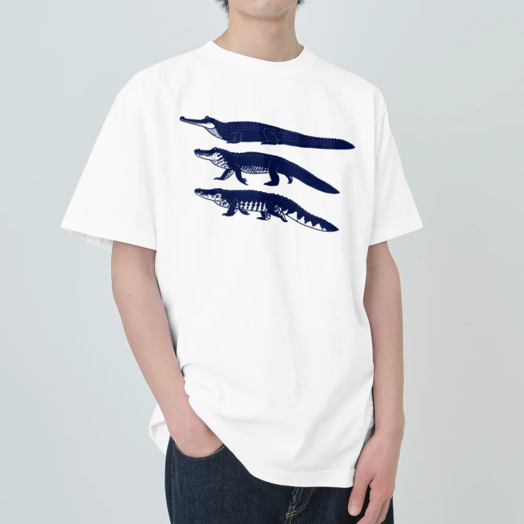 segasworksのワニワニワニさん（青） Heavyweight T-Shirt