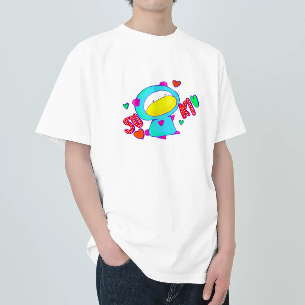 雑貨屋のオソラさんのPOPなすがもん Heavyweight T-Shirt