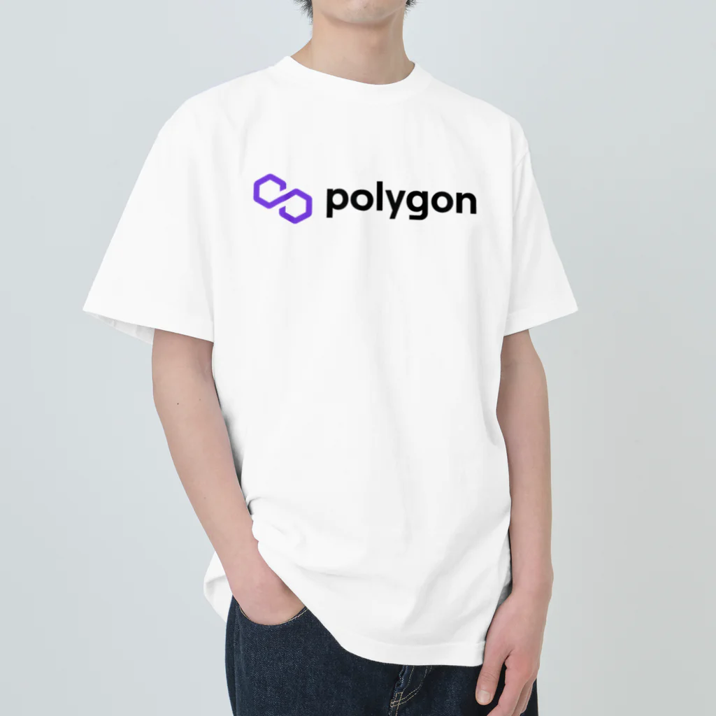 Web3 ShopのPolygon ヘビーウェイトTシャツ