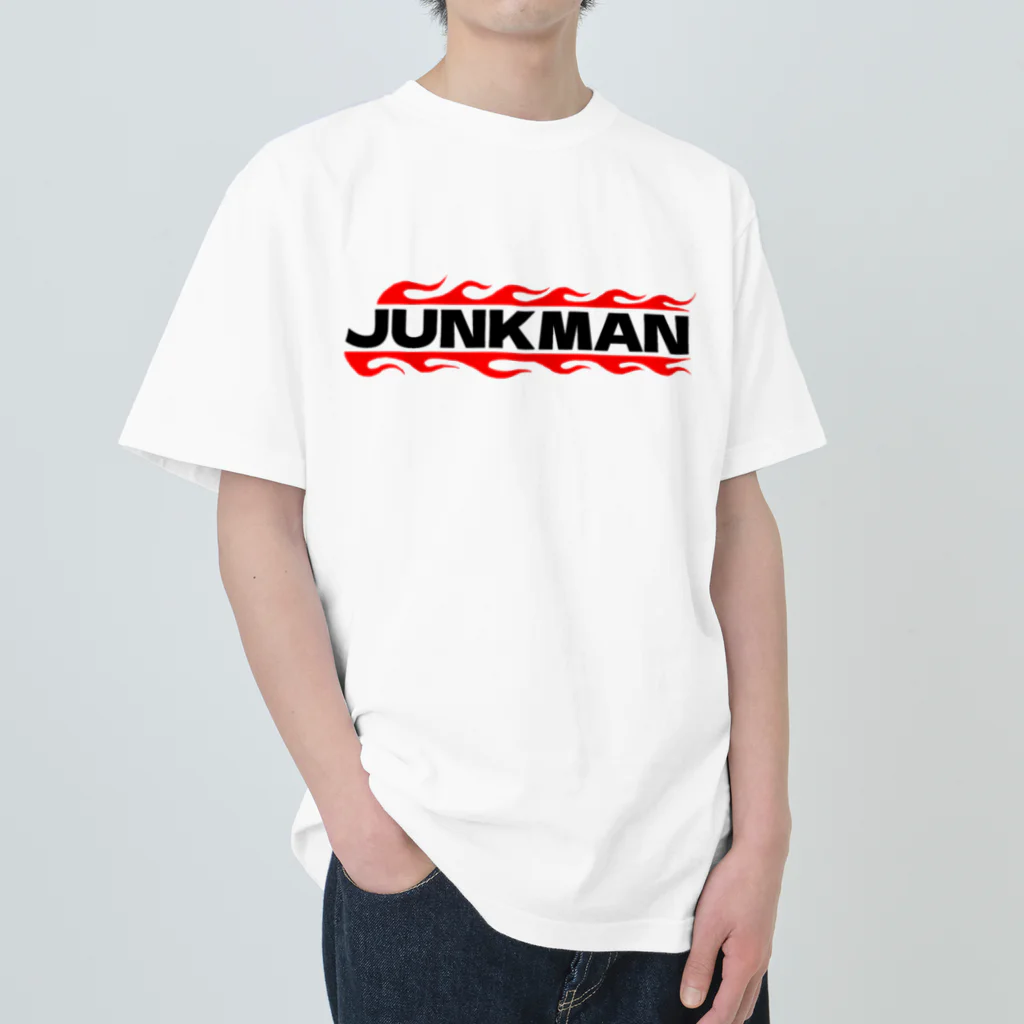 JUNK MANのJUNKMAN flames Heavyweight T-Shirt