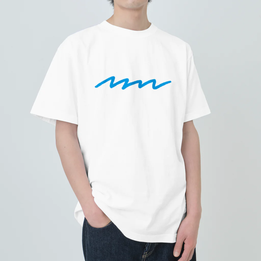 ITAZURAのITAZURA ブルーライン Heavyweight T-Shirt