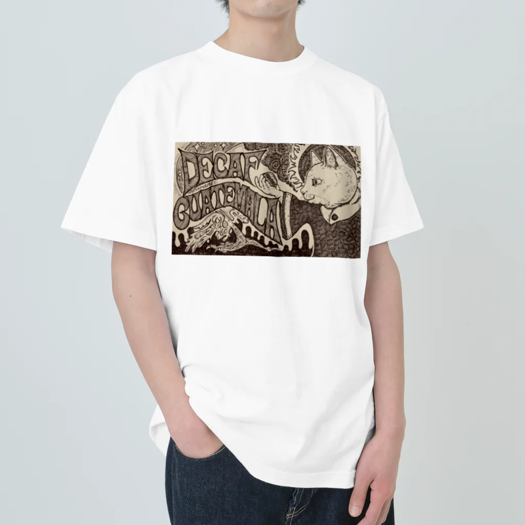 COAL TAR MOONの珈琲のカミサマ(2020年・ほさかまき作品) Heavyweight T-Shirt