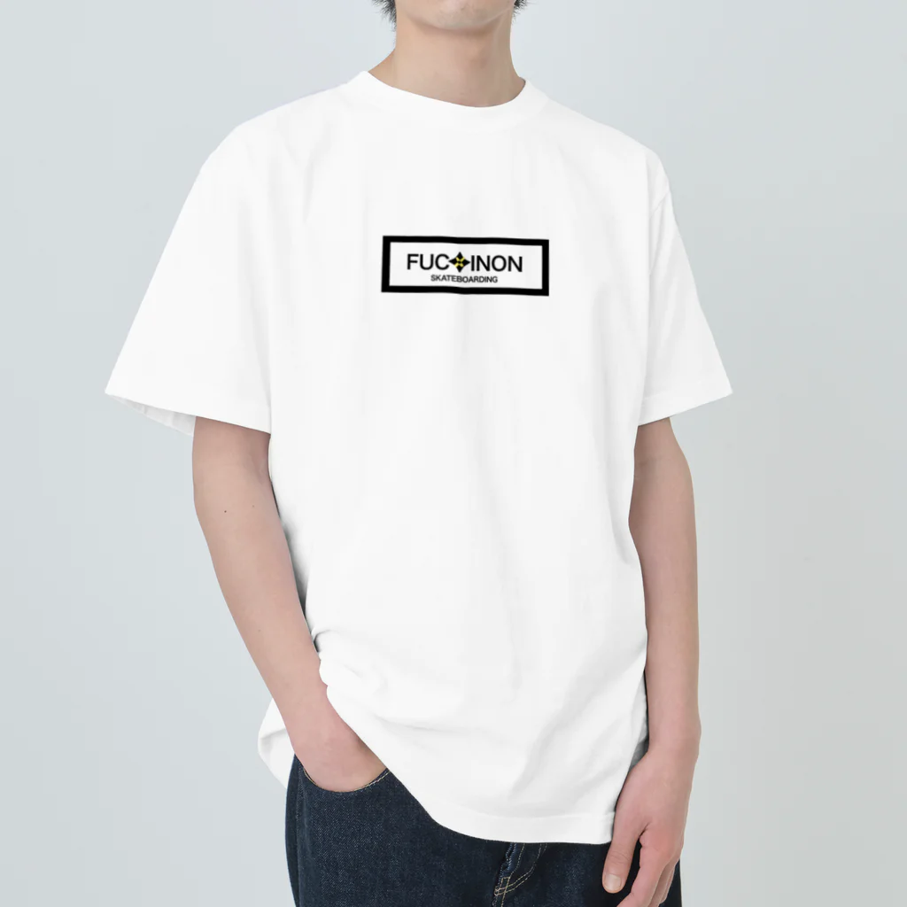 FUCKINONのロゴ Heavyweight T-Shirt