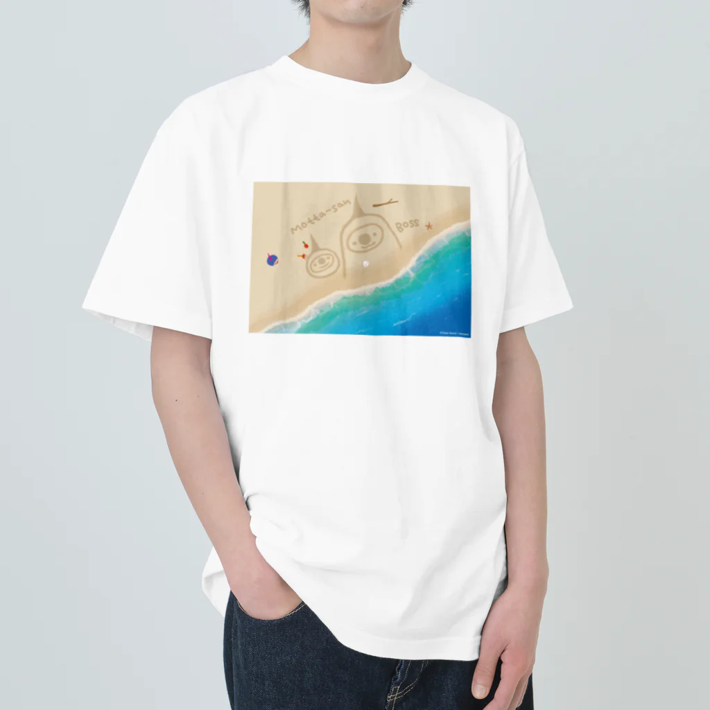 たまひろみShopの海辺のモッタさん Heavyweight T-Shirt