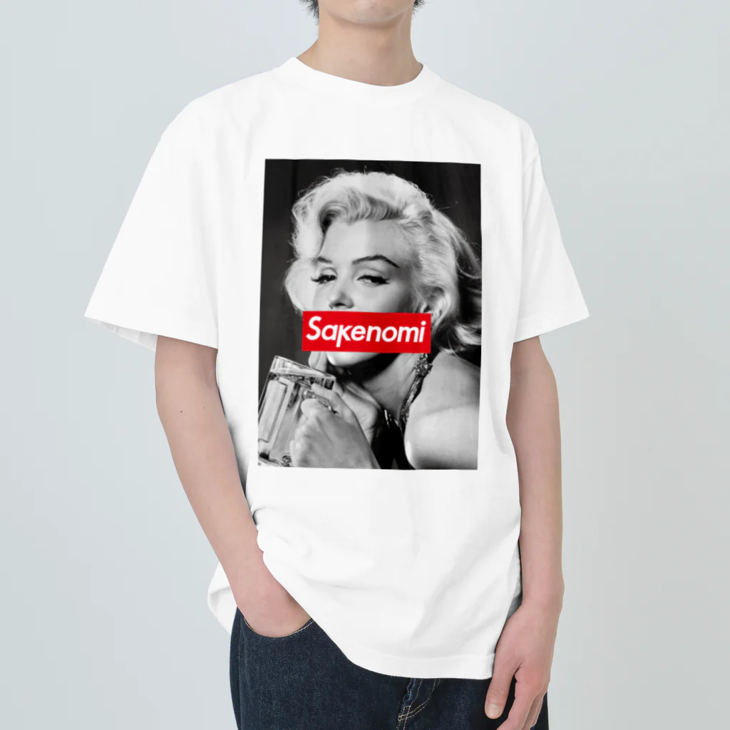 stereovisionのマリリン・モンローとsakenomi ヘビーウェイトTシャツ