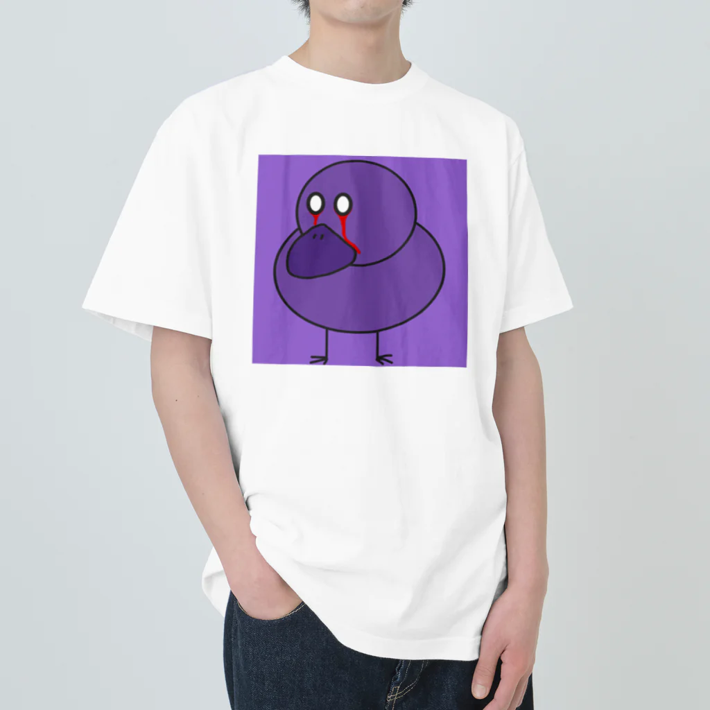 the duckのduck_dark ヘビーウェイトTシャツ