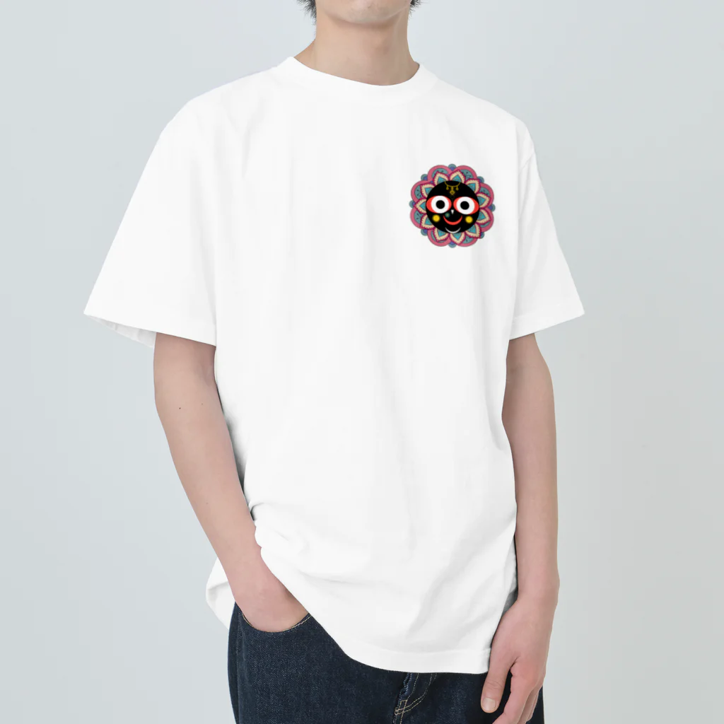 BONGAのhappyジャガンナート神 Heavyweight T-Shirt