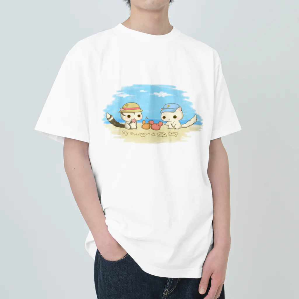 puQmalsのpuQmals フクモモsummer Heavyweight T-Shirt