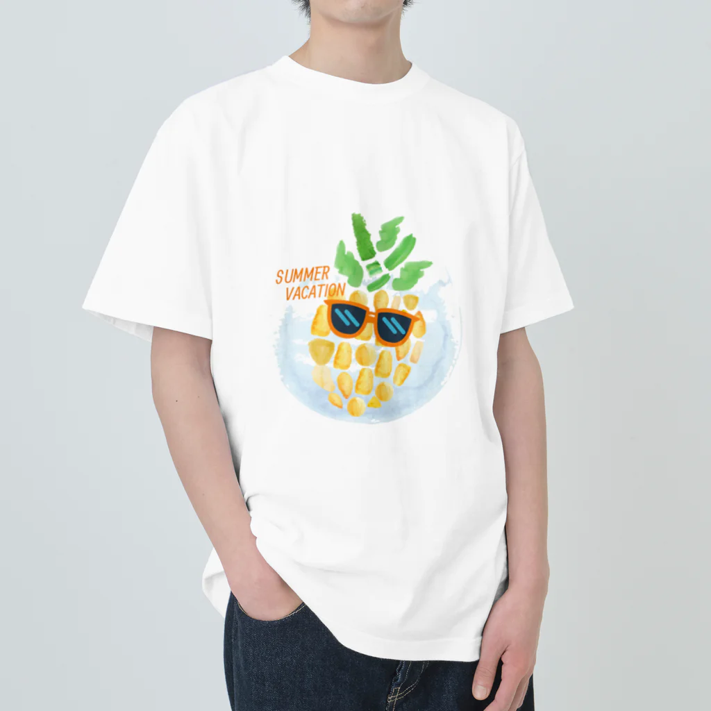 てんまま(iPadの先生)のWater pineapple Tシャツ ヘビーウェイトTシャツ