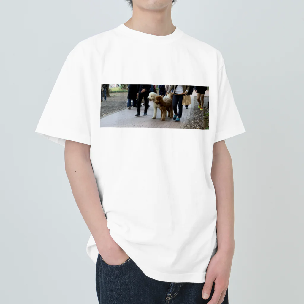 らら店舗のたぶん姉妹犬 Heavyweight T-Shirt