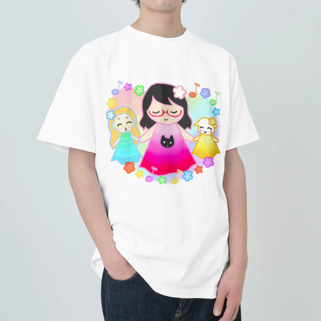 みゅるりん。のずっと一緒。Tシャツ ヘビーウェイトTシャツ