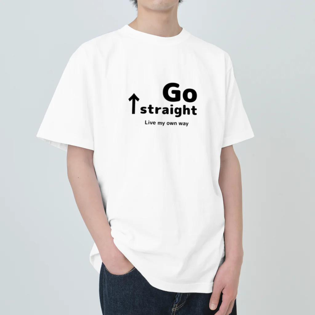 Go↑straightのgo straightグッズ ヘビーウェイトTシャツ