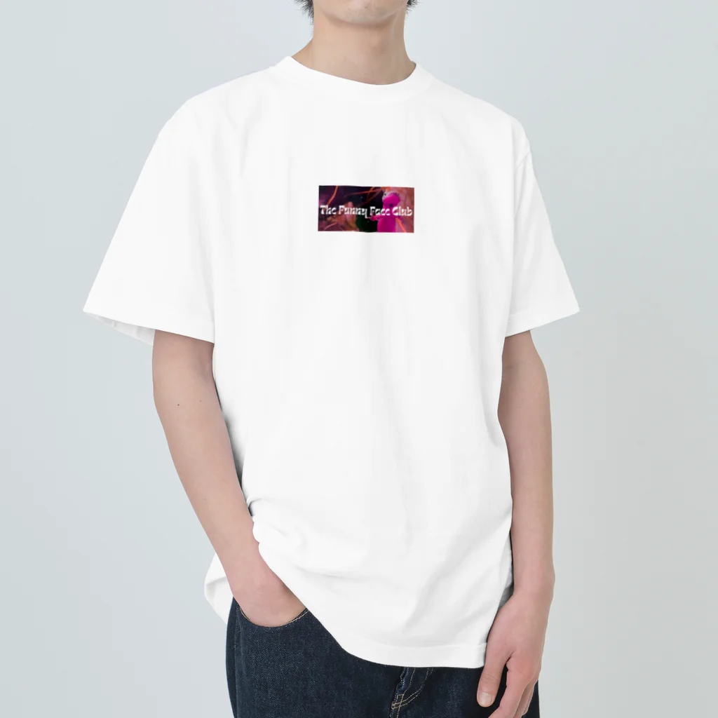 The Funny Face Club　のThe Funny Face Club 桃 Heavyweight T-Shirt