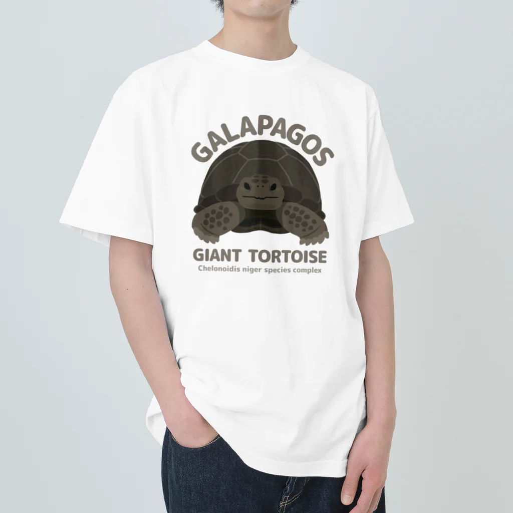 はやしりえのガラパゴスゾウガメさん ヘビーウェイトTシャツ