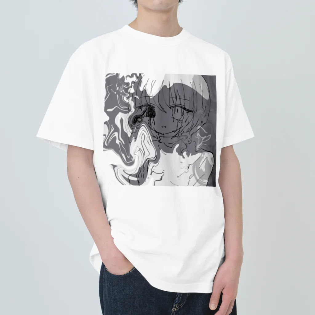 あくむ病院の冥　渦渦渦々、 Heavyweight T-Shirt