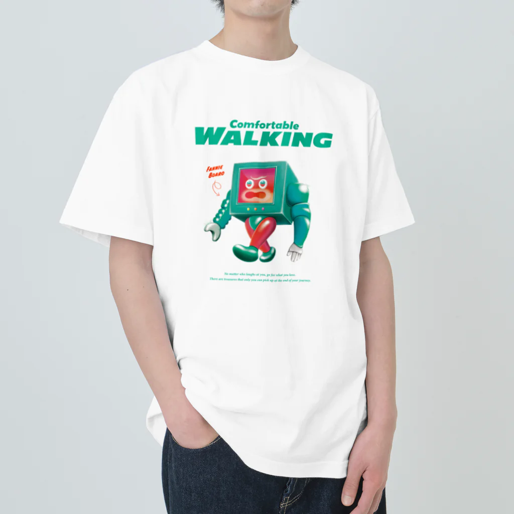 yamaguchi_shunsuke_のComfortable WALKING ー FANNIE BOARD ー ヘビーウェイトTシャツ