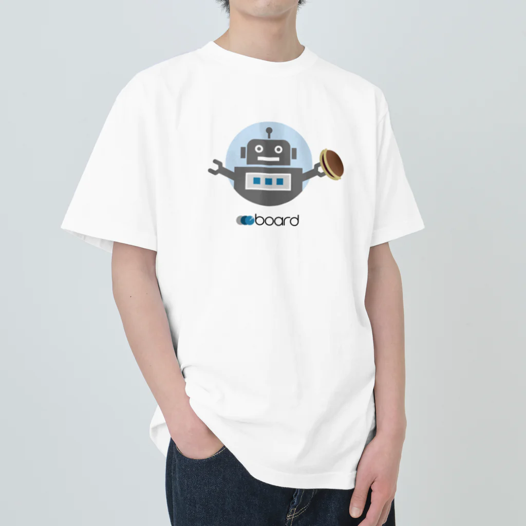 boardショップのboardbot（どら焼き） ヘビーウェイトTシャツ