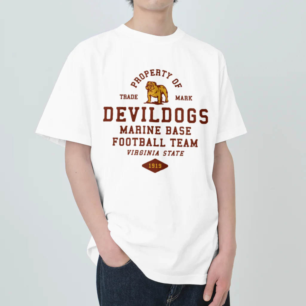 Bunny Robber GRPCのDEVILDOGS_1919 ヘビーウェイトTシャツ