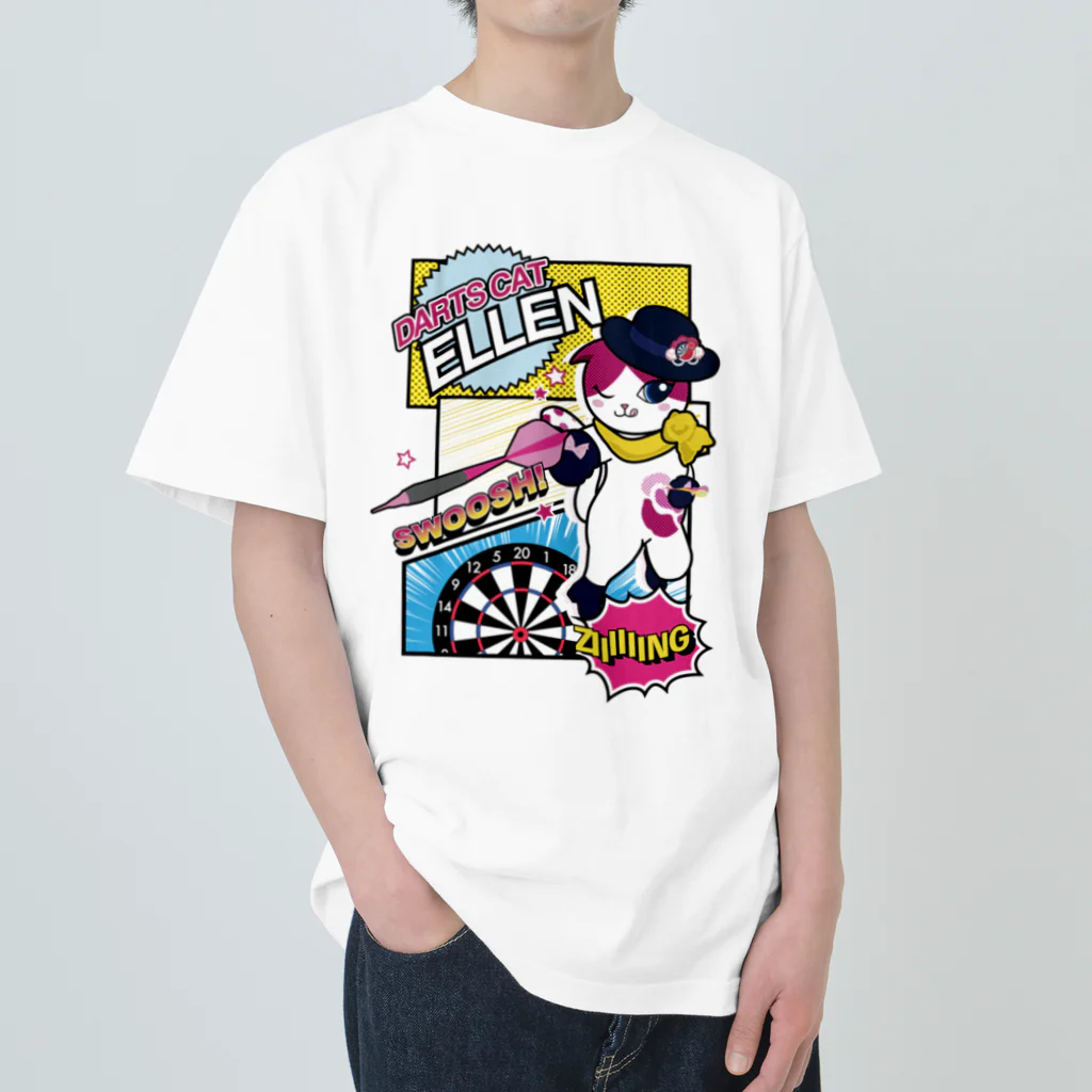 【公式】WMプロダクションのEllen アメコミ Heavyweight T-Shirt