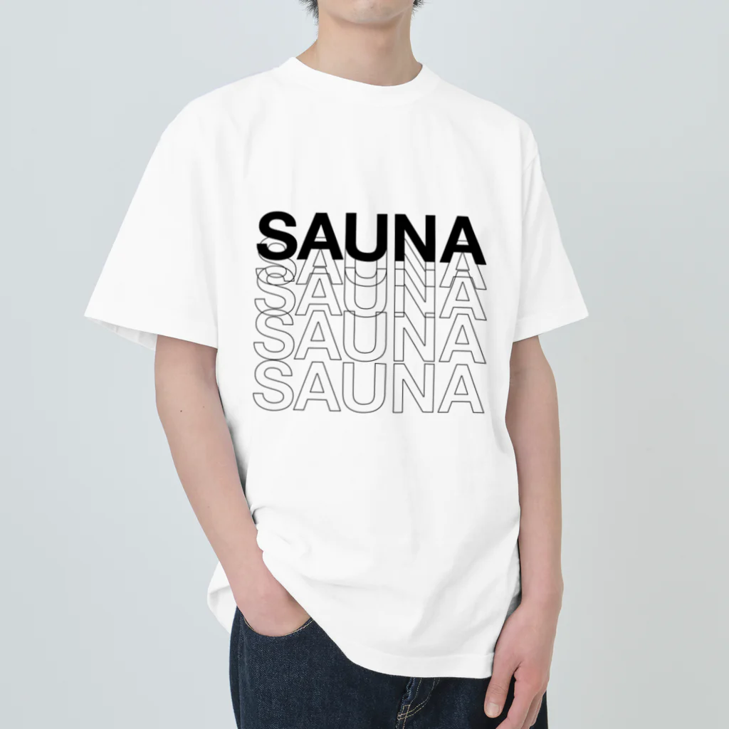 ととのいたい2人のミッドナイトサウナ「No.37」の[T2MS]No.37-Rise- SAUNA  サウナ Heavyweight T-Shirt