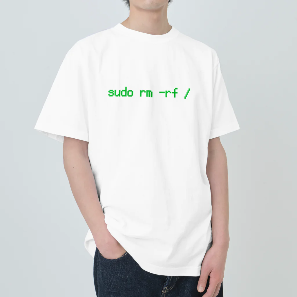 緑色のうにのsudoさん ヘビーウェイトTシャツ