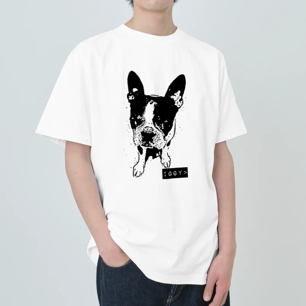 IGGY&POPのIGGY>2 ヘビーウェイトTシャツ