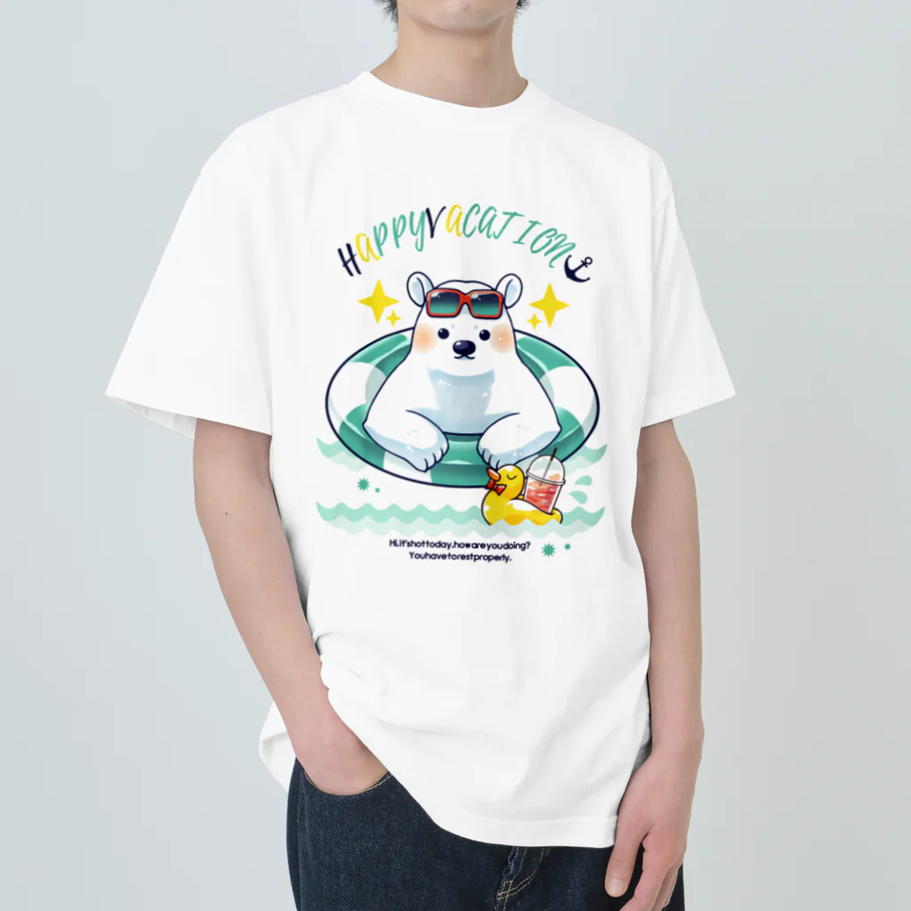 犬HouseのハッピーVACATION ヘビーウェイトTシャツ