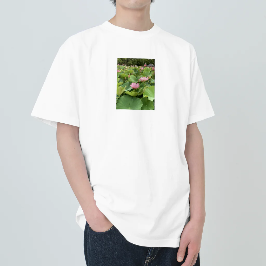 ぴー様と髭男の蓮の花です ヘビーウェイトTシャツ