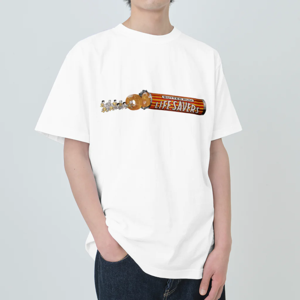 おまつ雑貨の飴の向こうに Heavyweight T-Shirt