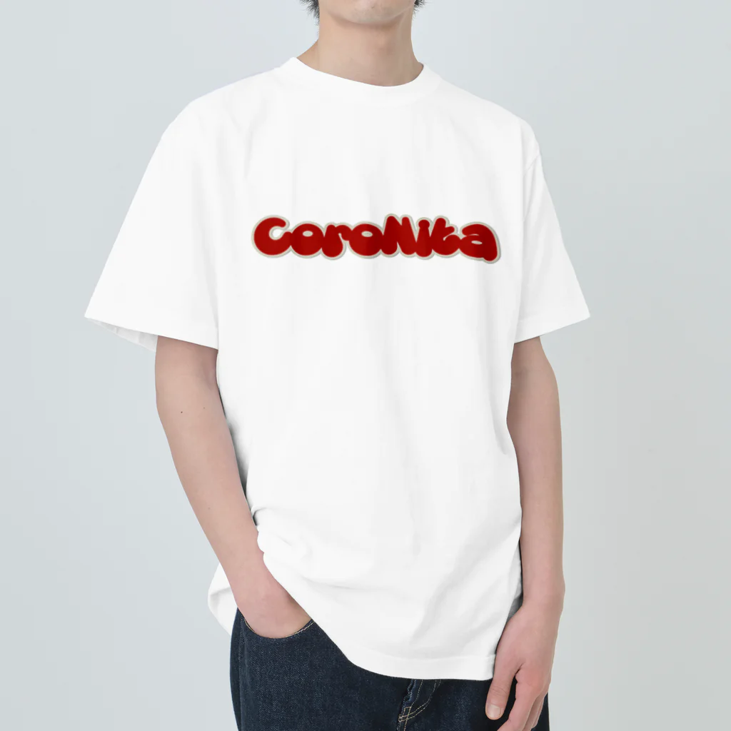 ドロイド@コンパス垢の"CoroNita" Heavyweight T-Shirt