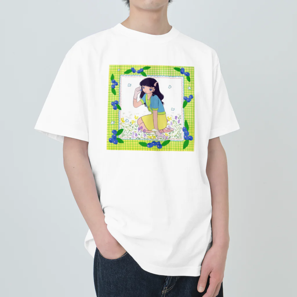 zooonのブルーベリー Heavyweight T-Shirt