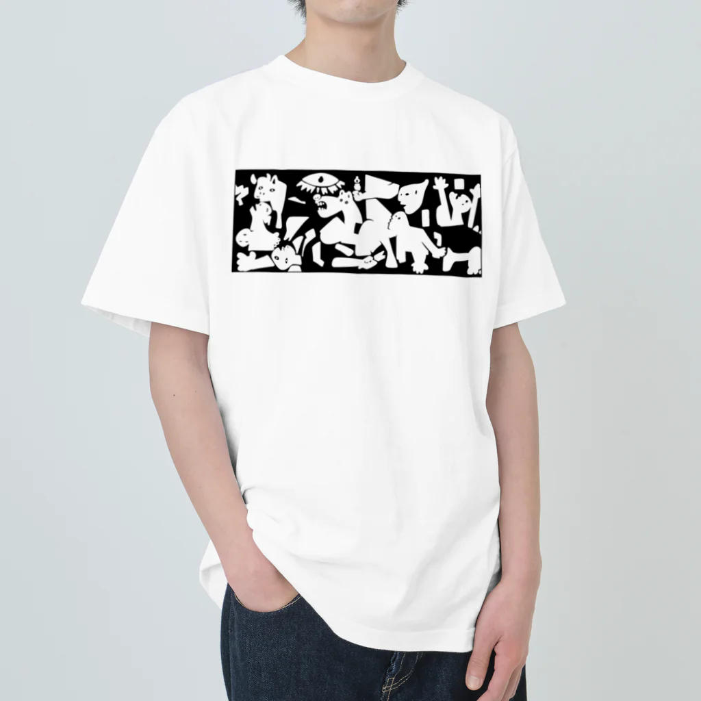 山形屋米店の抽象画 Heavyweight T-Shirt