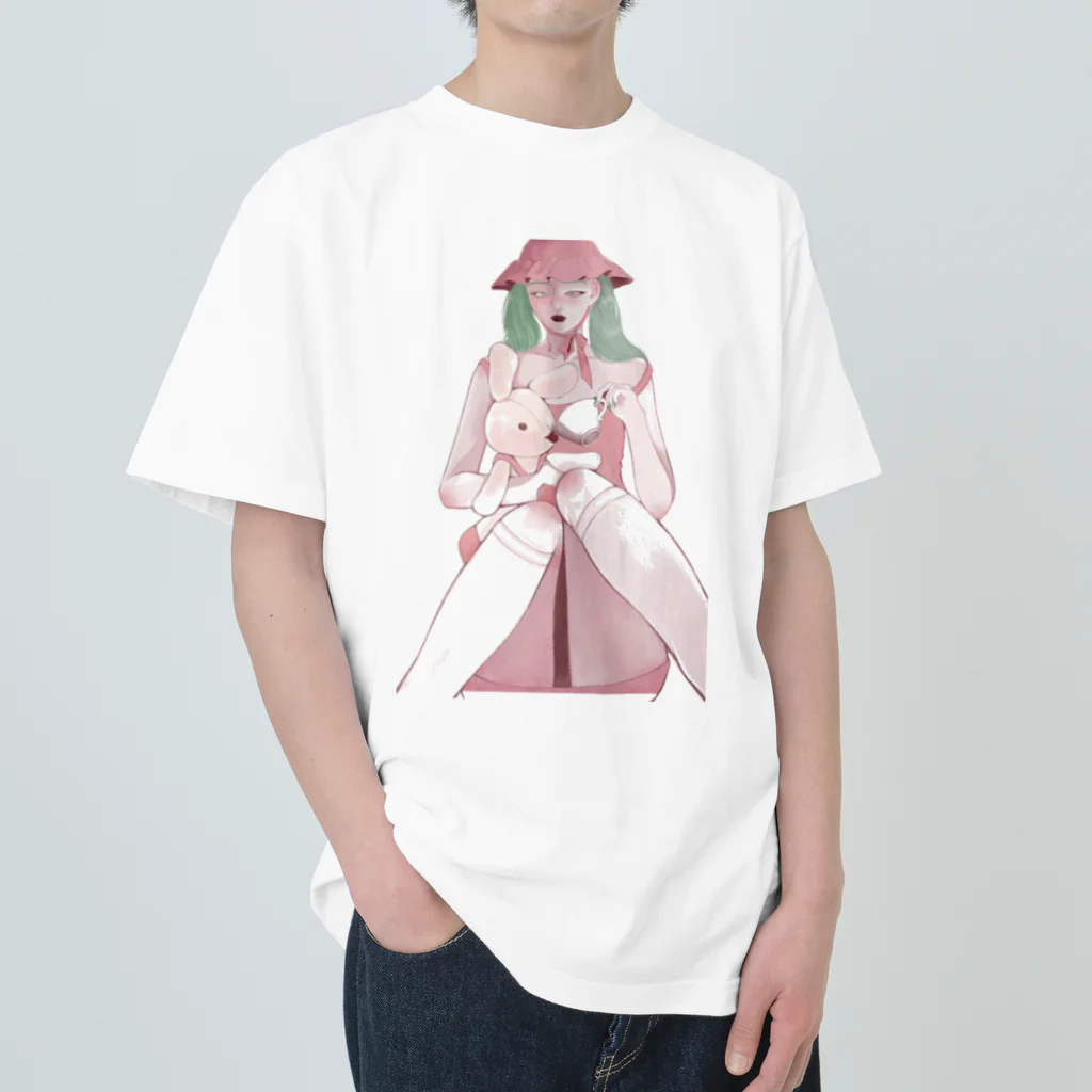 _mielpapillon_のお茶会 ヘビーウェイトTシャツ