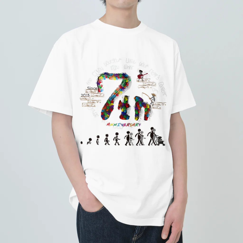 sevensroomのSEVEN'S ROOM7周年グッズ Heavyweight T-Shirt