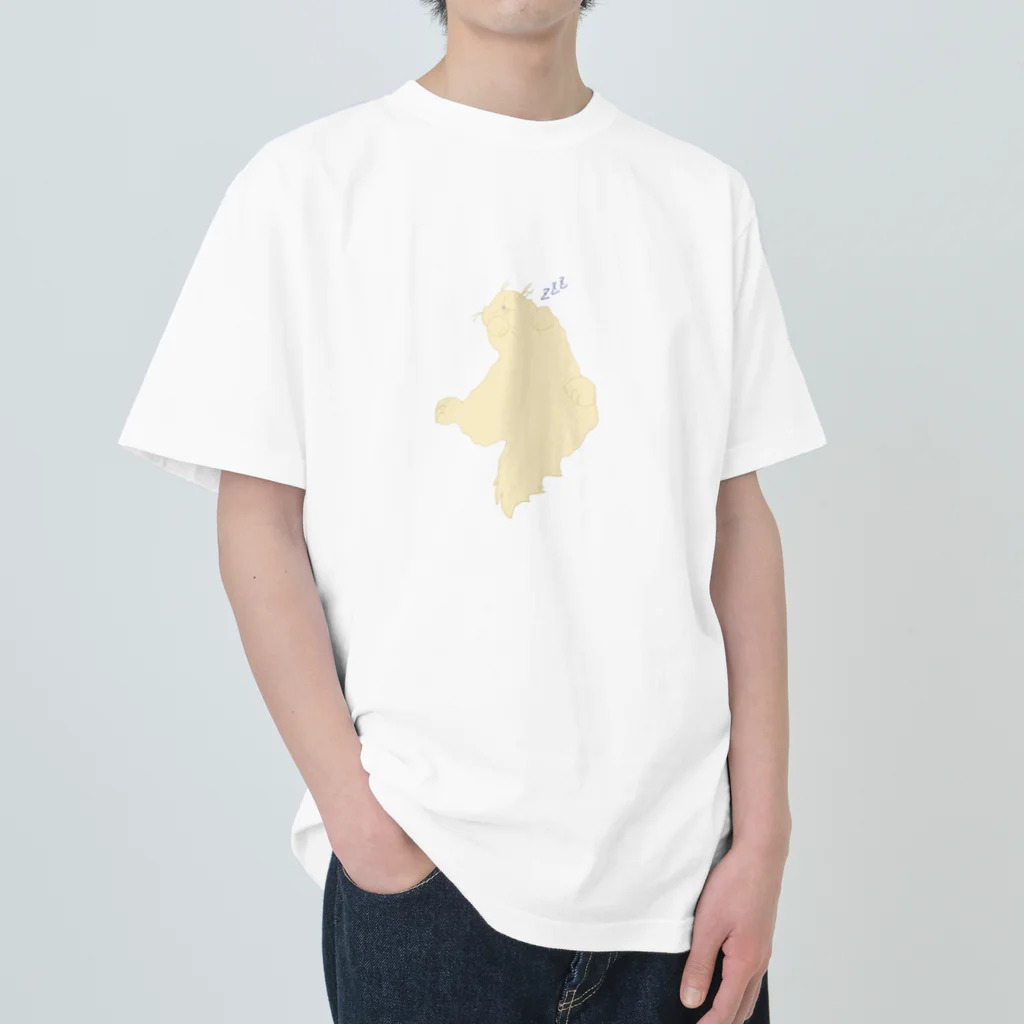 野良猫のComfortable Cat Heavyweight T-Shirt