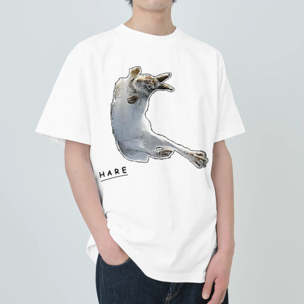 AngelRabbitsのHARE Heavyweight T-Shirt