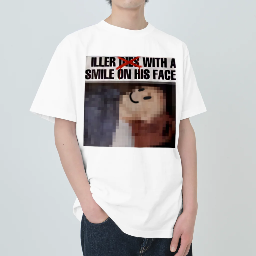 RAF NERDのILLER D**S WITH A SMILE ON HIT FACE Heavyweight T-Shirt