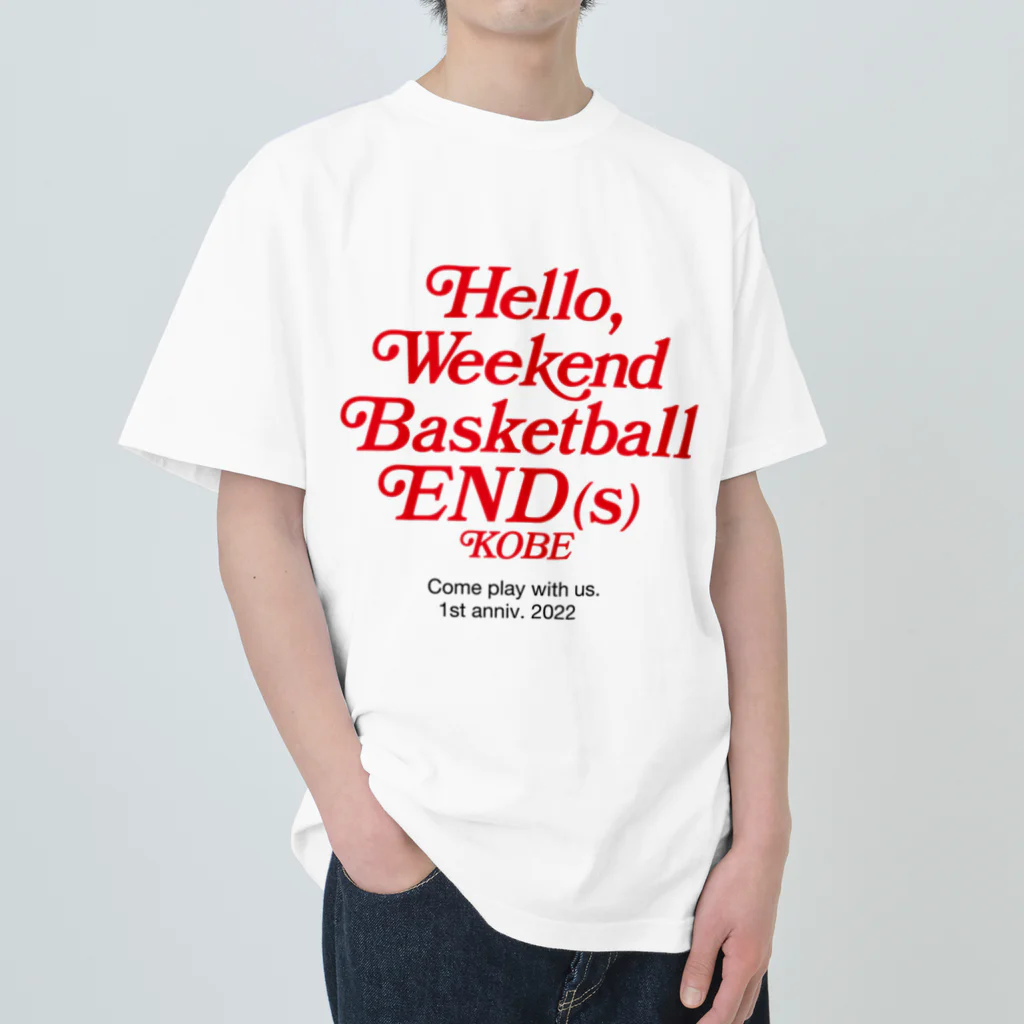 Vertrek 中の人のEND（ｓ）Basketball 1st anniv Heavyweight T-Shirt