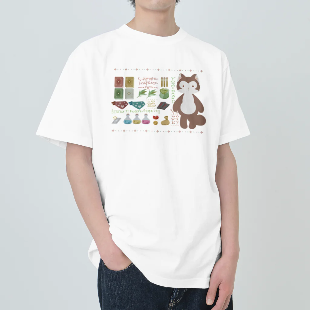 やまと金太郎のたぬき（やまきん） ヘビーウェイトTシャツ