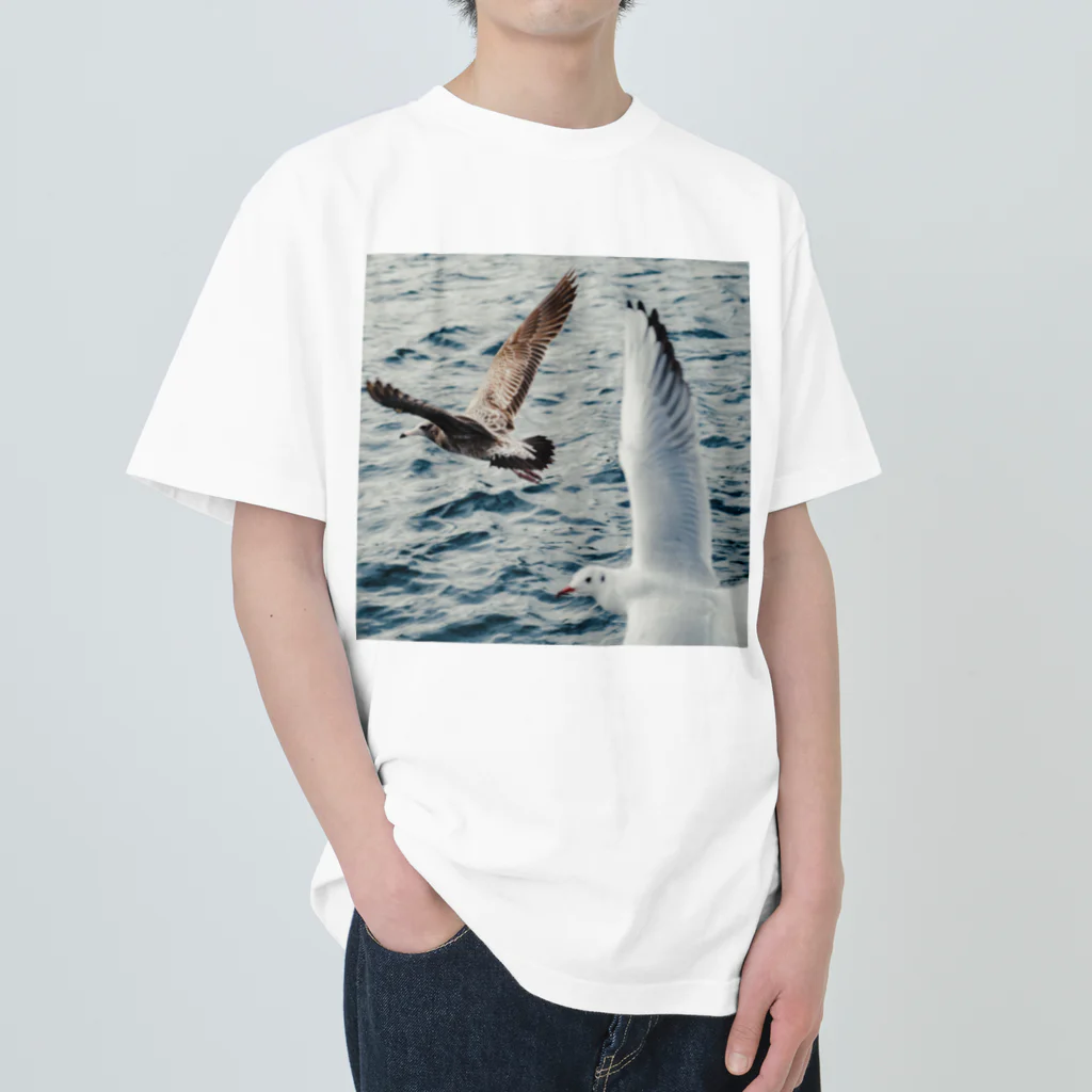 Dawn and DuskのSeagull Heavyweight T-Shirt