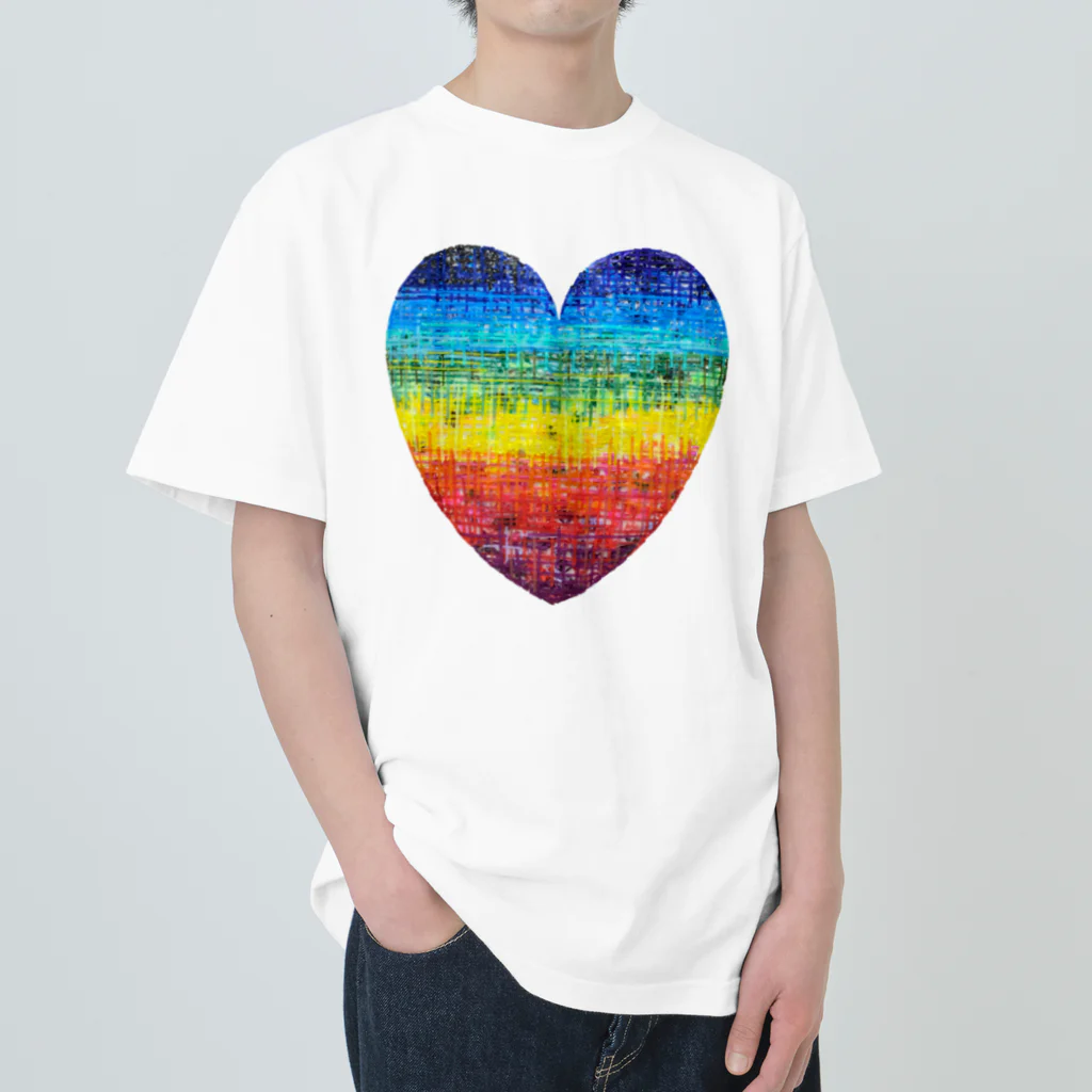 nissyheartのマルカツハート Heavyweight T-Shirt