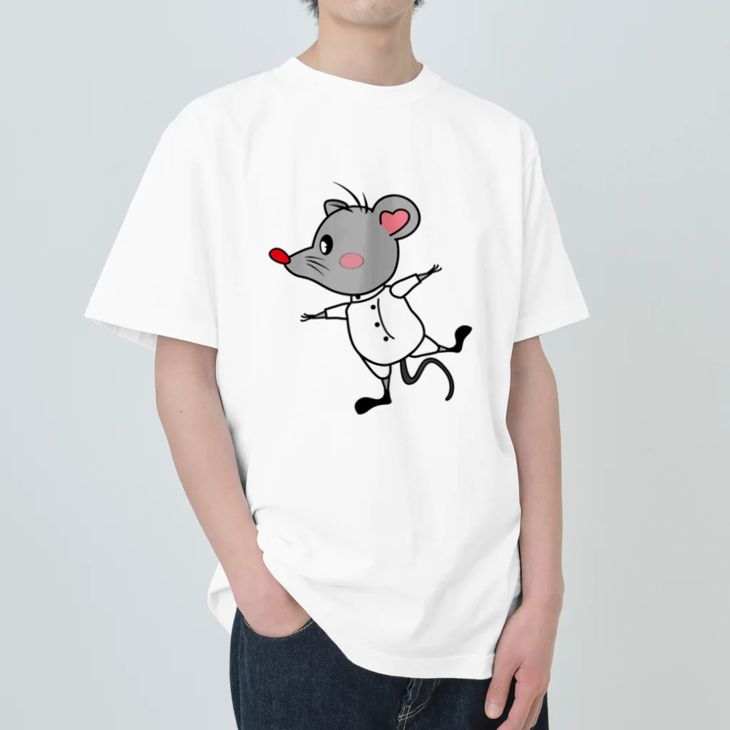 AVERY MOUSE - エイブリーマウスのフェンシング - AVERY MOUSE (エイブリーマウス) ヘビーウェイトTシャツ