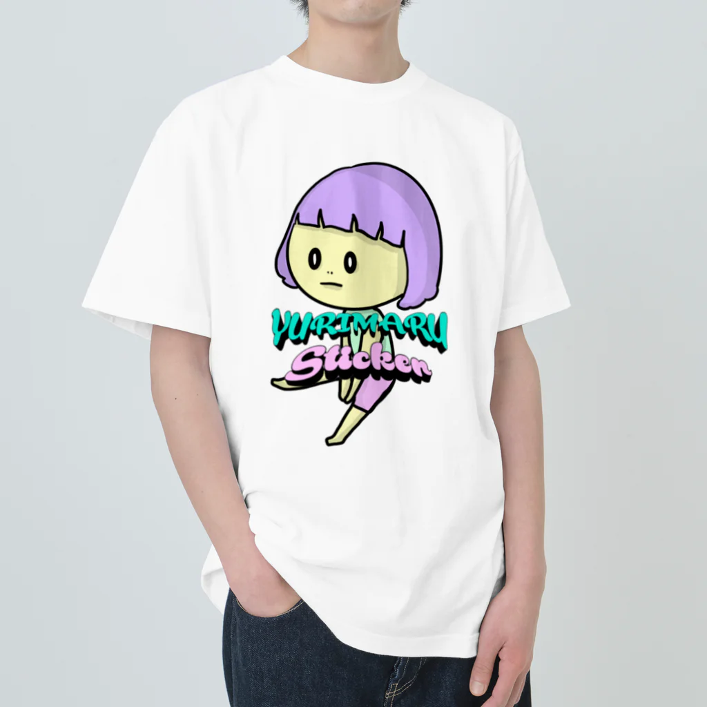 CANDY DREAMのゆりまるちゃん Heavyweight T-Shirt