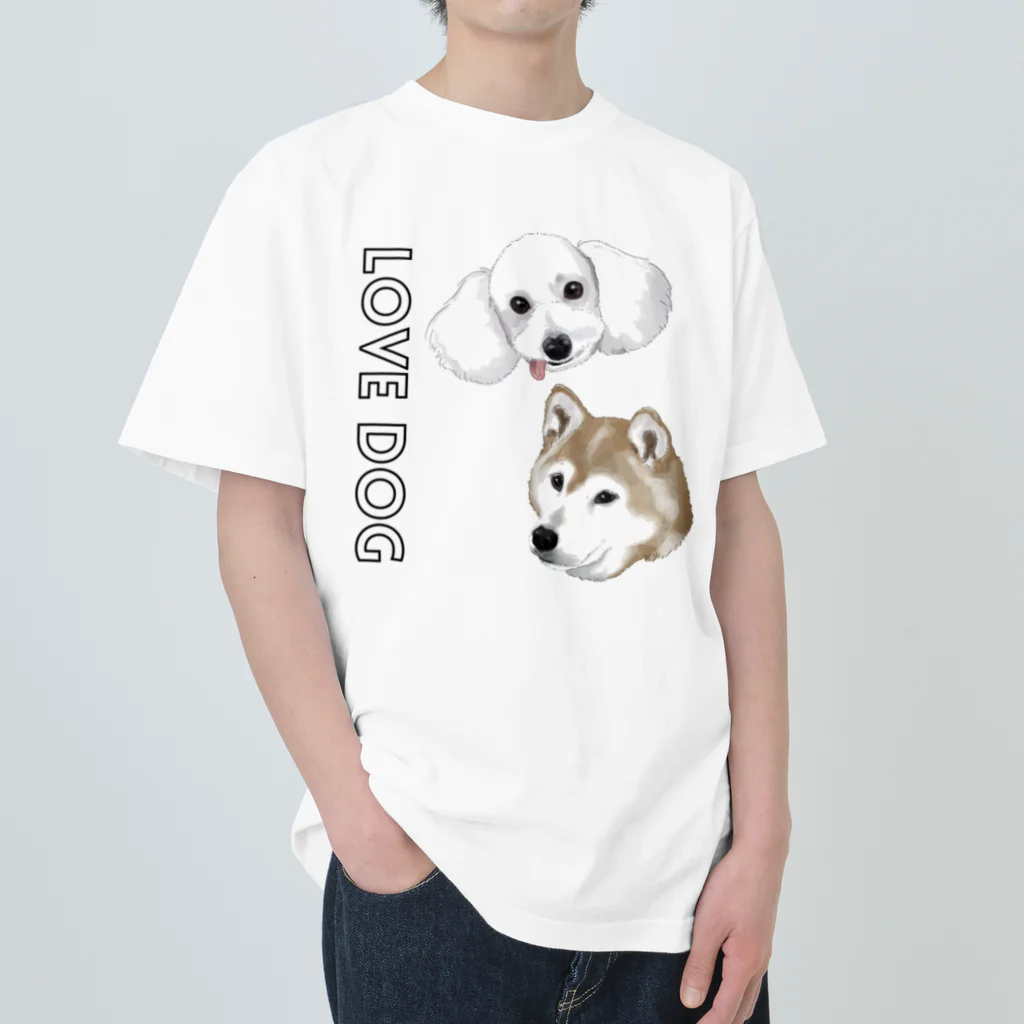 みきぞーん｜保護猫 ミッキー画伯と肉球とおともだちのpurin mare Heavyweight T-Shirt