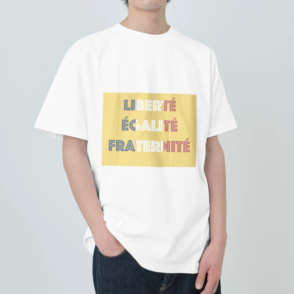 frenchfrenchのLiberté Égalité Fraternité ヘビーウェイトTシャツ