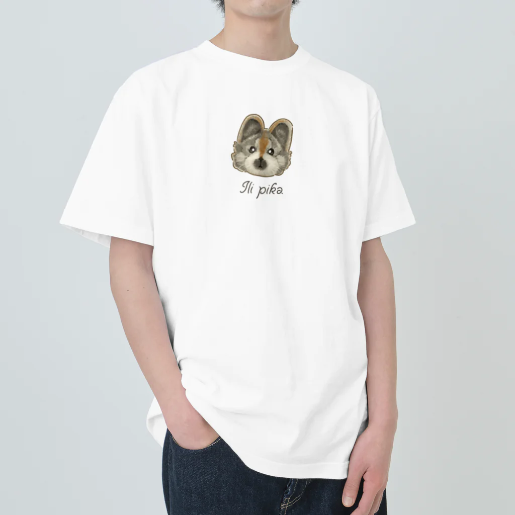huroshikiのイリナキウサギ(イリピカ) Heavyweight T-Shirt