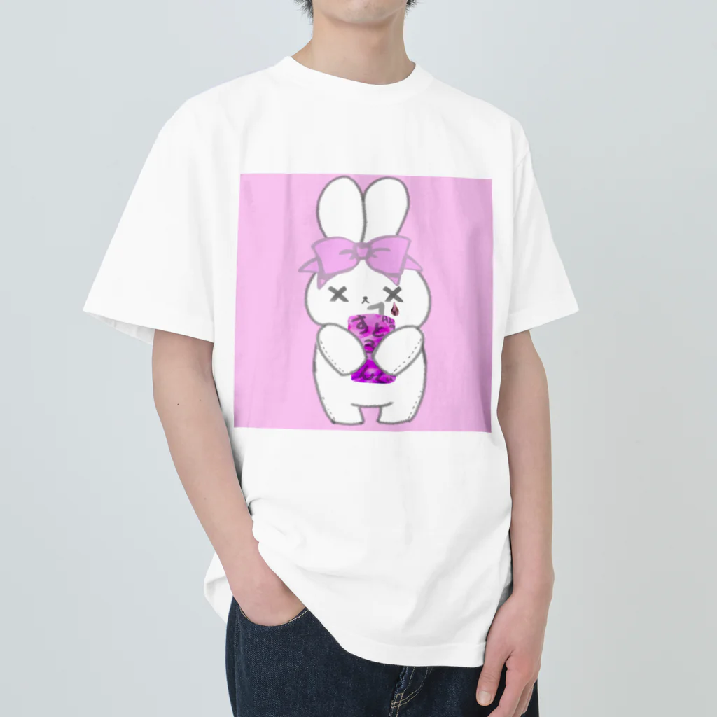 CEのSAKEうさ　すとろんぐ　ver2 ヘビーウェイトTシャツ