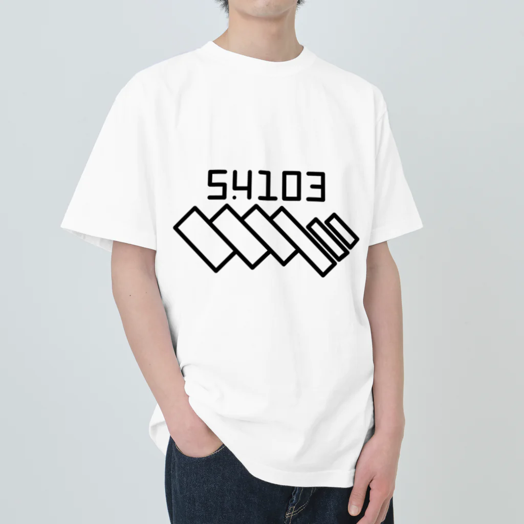 CHICHIZŌの紙垂 (白) ヘビーウェイトTシャツ