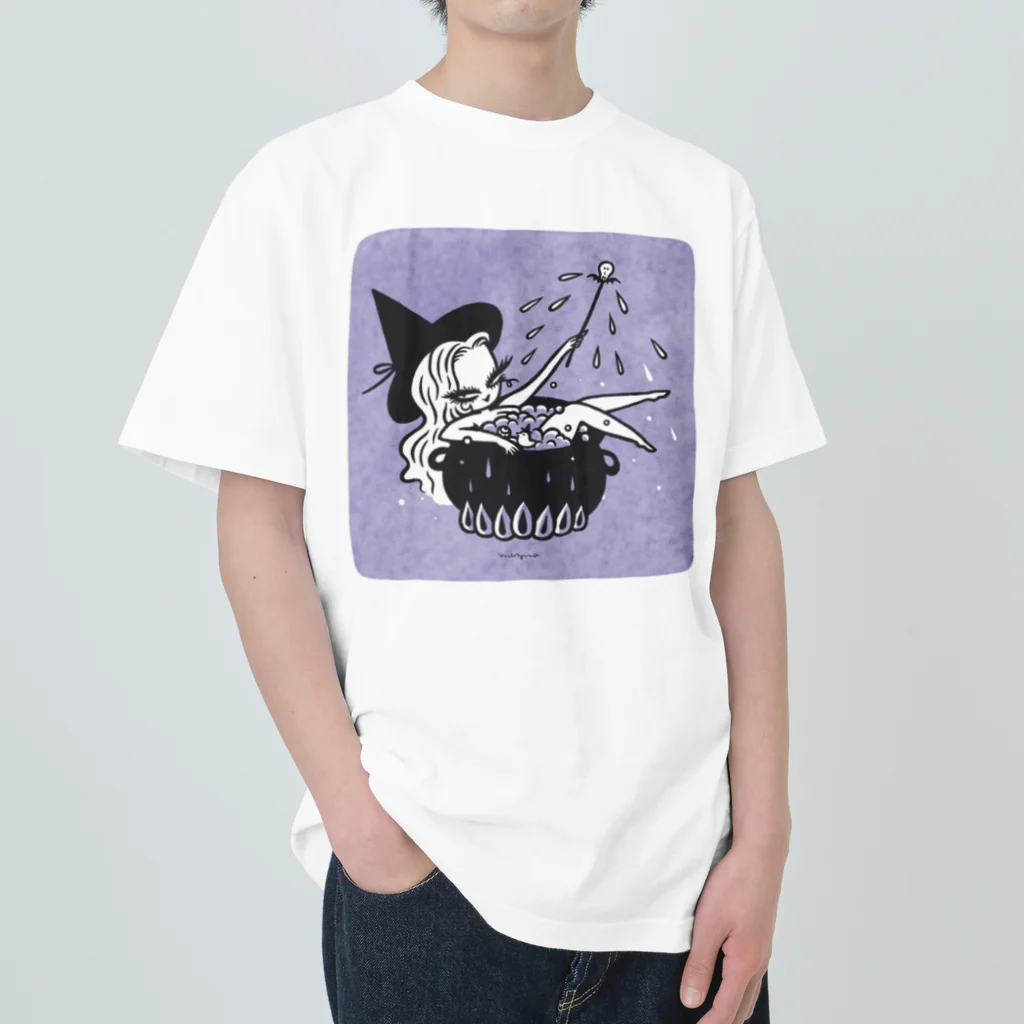 Mizna WadaのBlack Cauldron ヘビーウェイトTシャツ